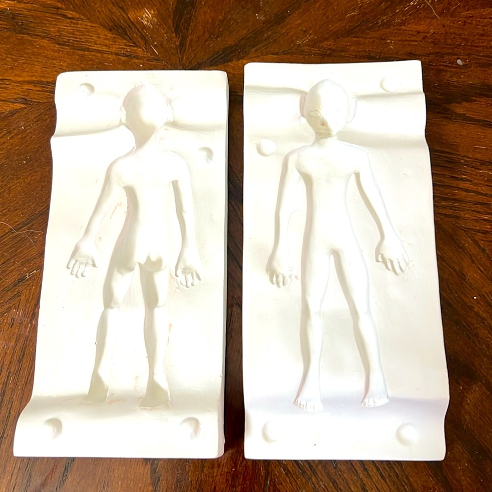 Doll Mold for Polymer Clay Doll Making Craft